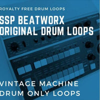 Drum Loop - TR606 Vintage electronic drums 90 BPM - Royalty free