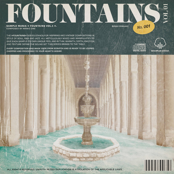 Soul/R&B/JAZZ Sample Pack - "Fountains Vol.1" | Drake, J. Cole, Tory Lanez